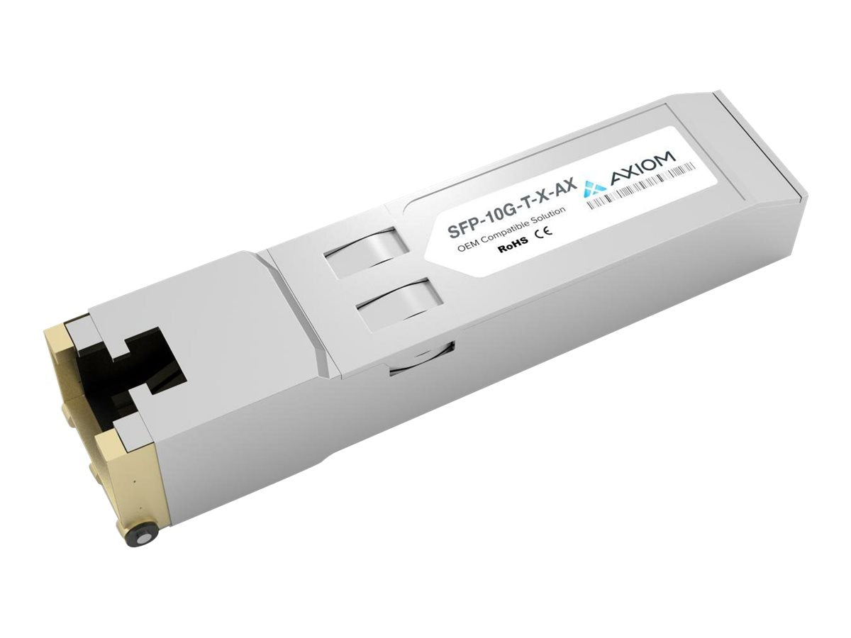 Axiom SFP-10G-T-X-AX copper SFP+ transceiver compatible with Cisco